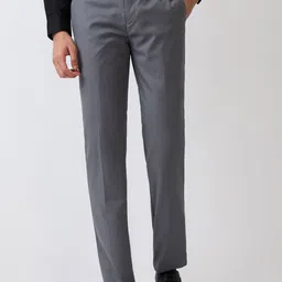 Raymond Flat Front Formal Trousers-image-16