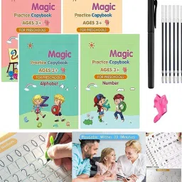 New-Magic Book: Color, Spell & Learn Set-4