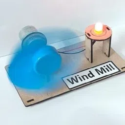 erhindia Working Model Toy Wind Mill Class 6 School Project Science Kit for Kids Use Educational Electronic Hobby Kit image 4