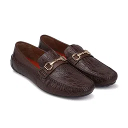 ROSSO BRUNELLO Men Round Toe Formal Loafers-picture-14