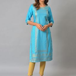 AURELIA Women Printed Gotta Patti Kurta-picture-13