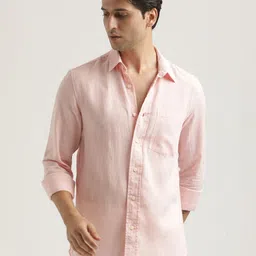 Blu MNKY Men Smart Slim Fit Casual Shirt-image-66