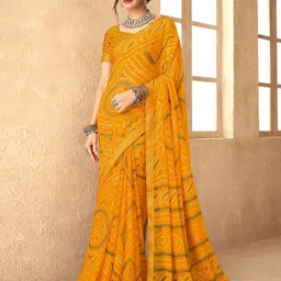 Panzora Bandhani Printed Saree-image-66