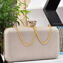 FOR THE BEAUTIFUL YOU Embellished Box Clutch-68