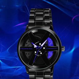 ADAMO Men Brass Dial & Bracelet Style Straps Analogue Watch 889NNM05-15