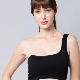 Samvar Black Cotton Non-Wired Non Padded Minimizer Bra-picture-15