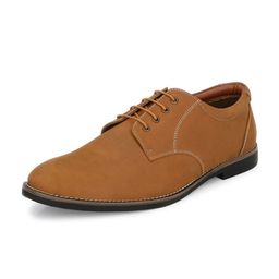 Auserio Men Leather Lace-Ups Formal Derbys-image-74