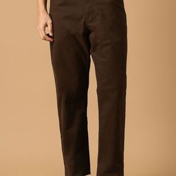 Peter England Casuals Men Cotton Mid-Rise Trousers-picture-39