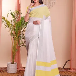Astita Striped Saree with Blouse Piece-image-21