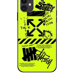 QRIOH Quirky Printed iPhone 12 Back Case Mobile Accessories-image-79
