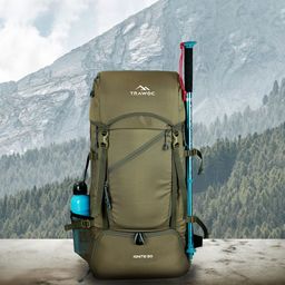 TRAWOC IGNITE Solid 50L Hiking trekking Rucksack with Shoe Compartment & Rain Cover-30