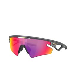 OAKLEY Unisex Rectangle Sunglasses with UV Protected Lens 888392665270-Red-image-30