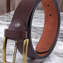 Metronaut Men Textured Leather Formal Belt-image-50
