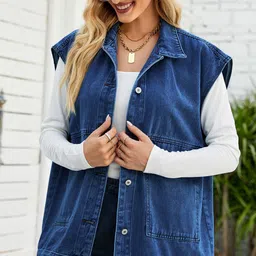 StyleCast Women Denim Jacket with Patchwork-49