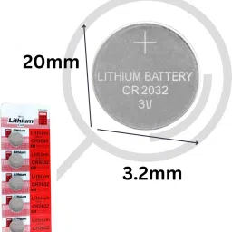 zohlo Micro Lithium CR2032 Button Cell 3V Precision: Medical Devices and ToysBattery image 4