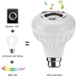 laxmi gold Smart LED Music Light Bulb With Bluetooth Remote Control 5 W Bluetooth Party Speaker-97