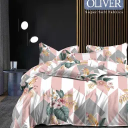 210 TC Cotton Single 3D Printed Flat Bedsheet-1