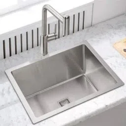 21" X 18" X 10" Handmade Kitchen Sink Single Bowl Mat Finish Sound Proof Stainless Steel MG_56 Vessel Sink-image-15