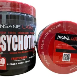 PSYCHOTIC PRE-WORKOUT FRUIT PUNCH WORLD'S MOST SELLING PREWORKOUT | 60 SERVINGS-image-39