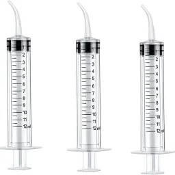 Hand Feeding Syringe For Baby Pets CVD Tip 12 ml Hamsters Puppy Kittens Rabbits Common Bird Feeder-6