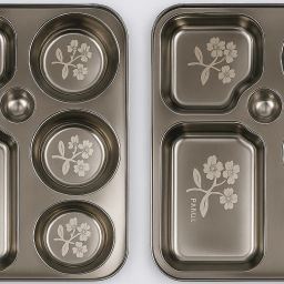 Pack of 2 Stainless Steel Abira Heavy Material 5 in 1 Compartment Thali for Lunch And Dinner Dinner Set-image-21