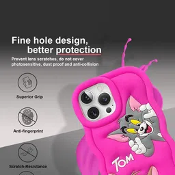 CASE CREATION Cartoon Characters Printed iPhone 15 Plus Bumper Case Mobile Cover image 2