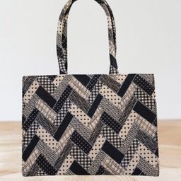 Shanaya Trends Geometric Printed Shopper Tote Bag-image-9