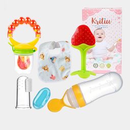Kritiu Set Of 5 Textured Baby Teether Combo-22