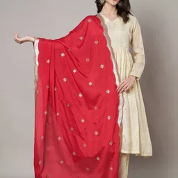 MUFFLY Ethnic Motifs Printed Dupatta-2