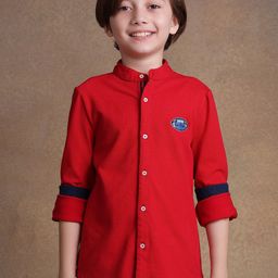 One Friday Boys Comfort Opaque Formal Shirt-picture-11