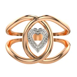 VALANOVA Women Rose Gold Ring Diamond-picture-6