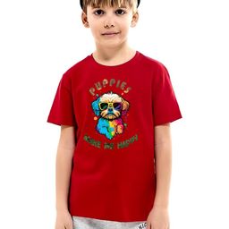 Double F Feel The Fashion Boys Red Tshirts-image-95