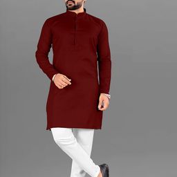 Attigo Men Regular Kurta with Pyjamas-image-11