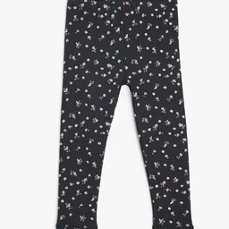 Koton Girls Floral Printed Ankle Length Leggings-picture-42