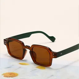 AUGEN Unisex Clear Lens & Blue Wayfarer Sunglasses with-8