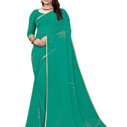 Pemal Designer Beads and Stones Pure Georgette Saree-picture-27