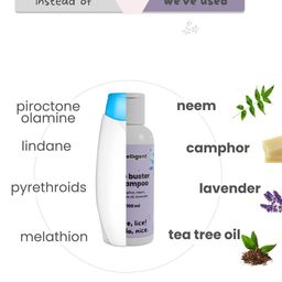 Tuco Intelligent Set Of 2 Lice Buster Shampoo With Camphor & Neem - 100 ml Each image 2