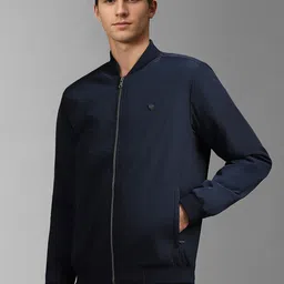 Louis Philippe Men Reversible Open Front Jacket with Patchwork image 3