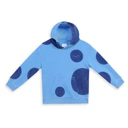 Puma Fenty x Smurfs HD PS Kids Printed Pure Cotton Hooded Sweatshirt-picture-19