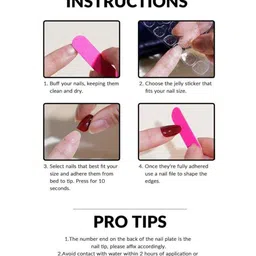 The Pink Truck Set Of 24 Reusable Artificial Nails - Aurora image 4