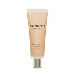 FLiCKA 3Pcs Makeup Combo - Tomato Foundation & Get Set Go Primer with Beauty Blender image 2