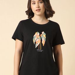 Van Heusen Floral Printed Round Neck Short Sleeves T-shirt-picture-19
