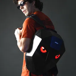 Hookaba Eye Rover Unisex LED Hard Shell Waterproof IPX5 Backpack-31 Ltrs-image-91