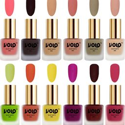 VOLO Set Of 12 Velvet Matte Nail Polish - 8 ml Each-image-64