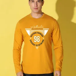 WOOSTRO Men Typography Printed Slim Fit T-shirt-image-42