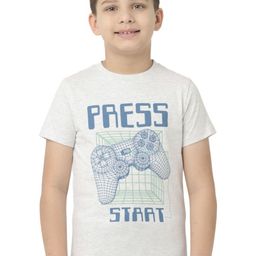 Nuego Boys Printed Bio Finish T-shirt-image-66