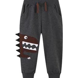 LULU & SKY Boys Printed High-Rise Joggers Trousers-picture-31