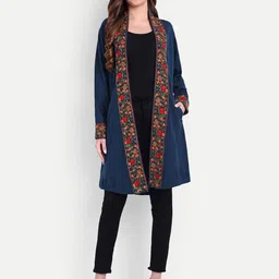 HAUTEMODA Women Embroidered Shrug-48