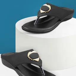 HUNYZA FOOTWEAR Women T-Strap Flats-14