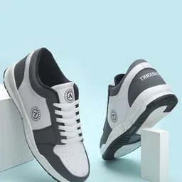 THNXBRO Men Solid Regular PU Sneakers-picture-17
